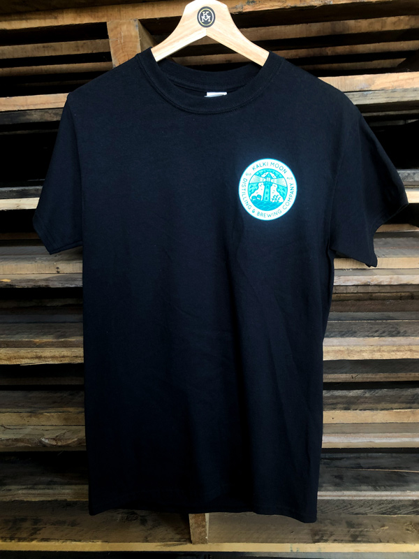Lighthouse T-Shirt (black) - Kalki Moon Distilling and Brewing